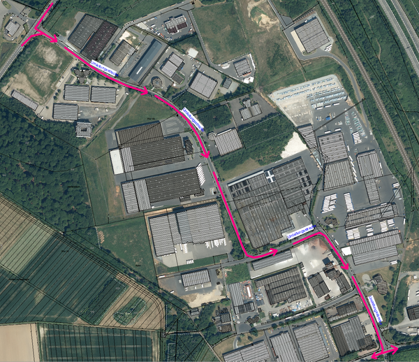Bild vergr&ouml;&szlig;ern: Ausbach Rheinstra&szlig;e Lageplan 2