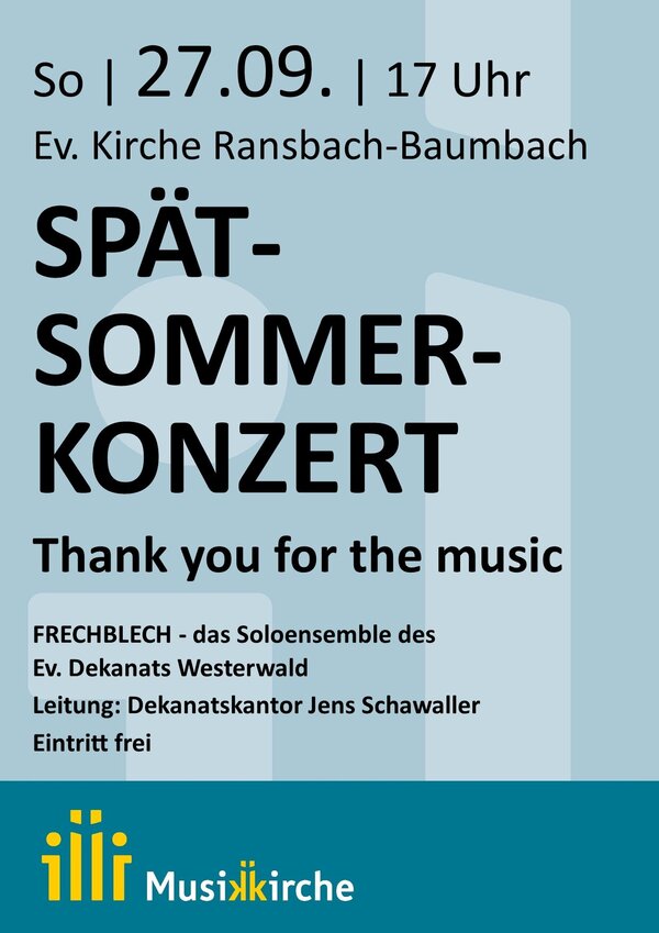 Bild vergr&ouml;&szlig;ern: Sp&auml;tsommerkonzert FRECHBLECH 27.09.2026