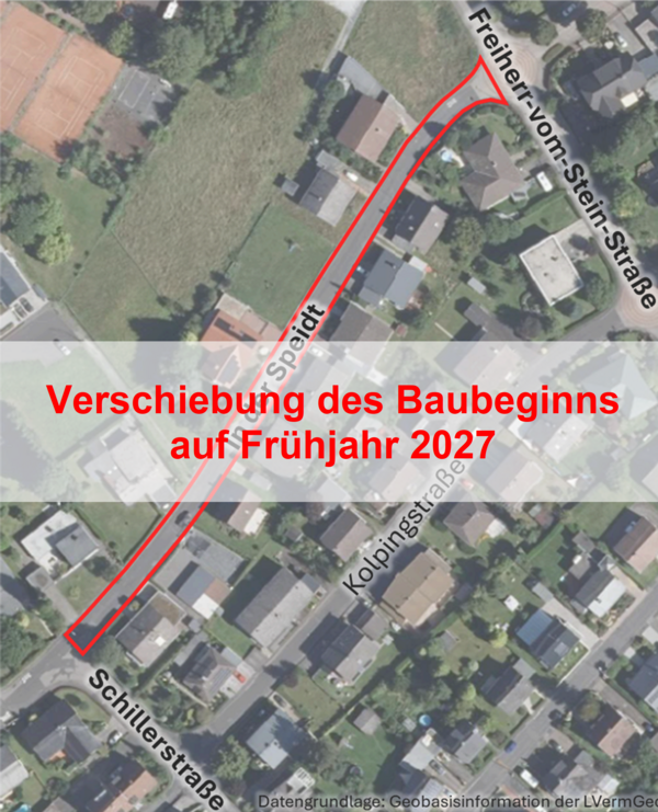 Bild vergr&ouml;&szlig;ern: Verschiebung des Baubeginns auf Fr&uuml;hjahr 2027