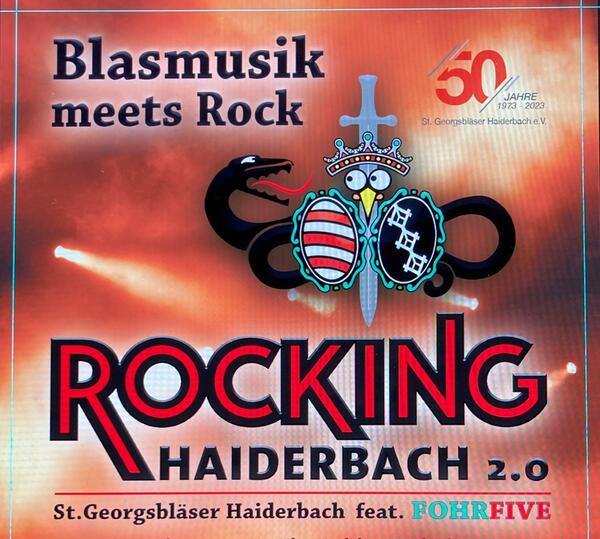 Bild vergrößern: Plakat Rocking Haiderbach 2.0
